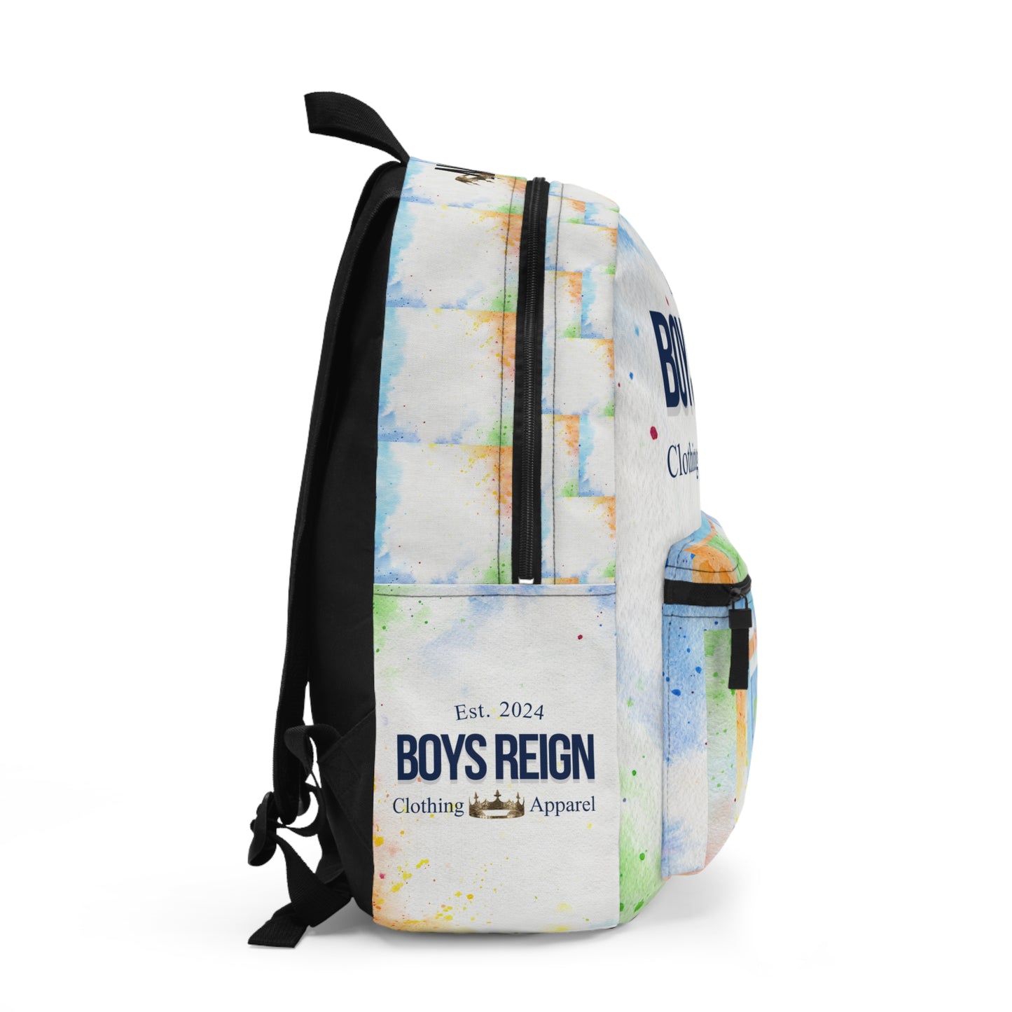 Backpack Classic Blue Color Splash - Boys Reign