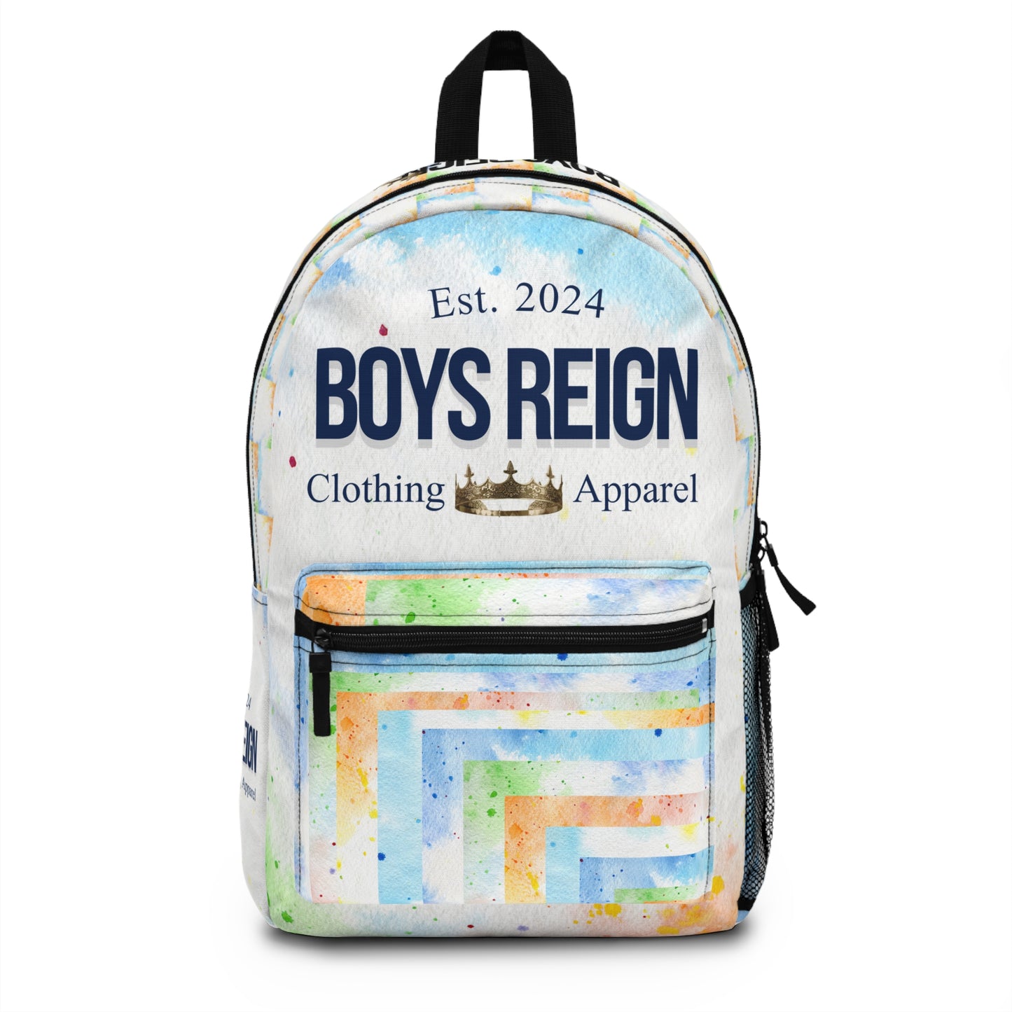 Backpack Classic Blue Color Splash - Boys Reign