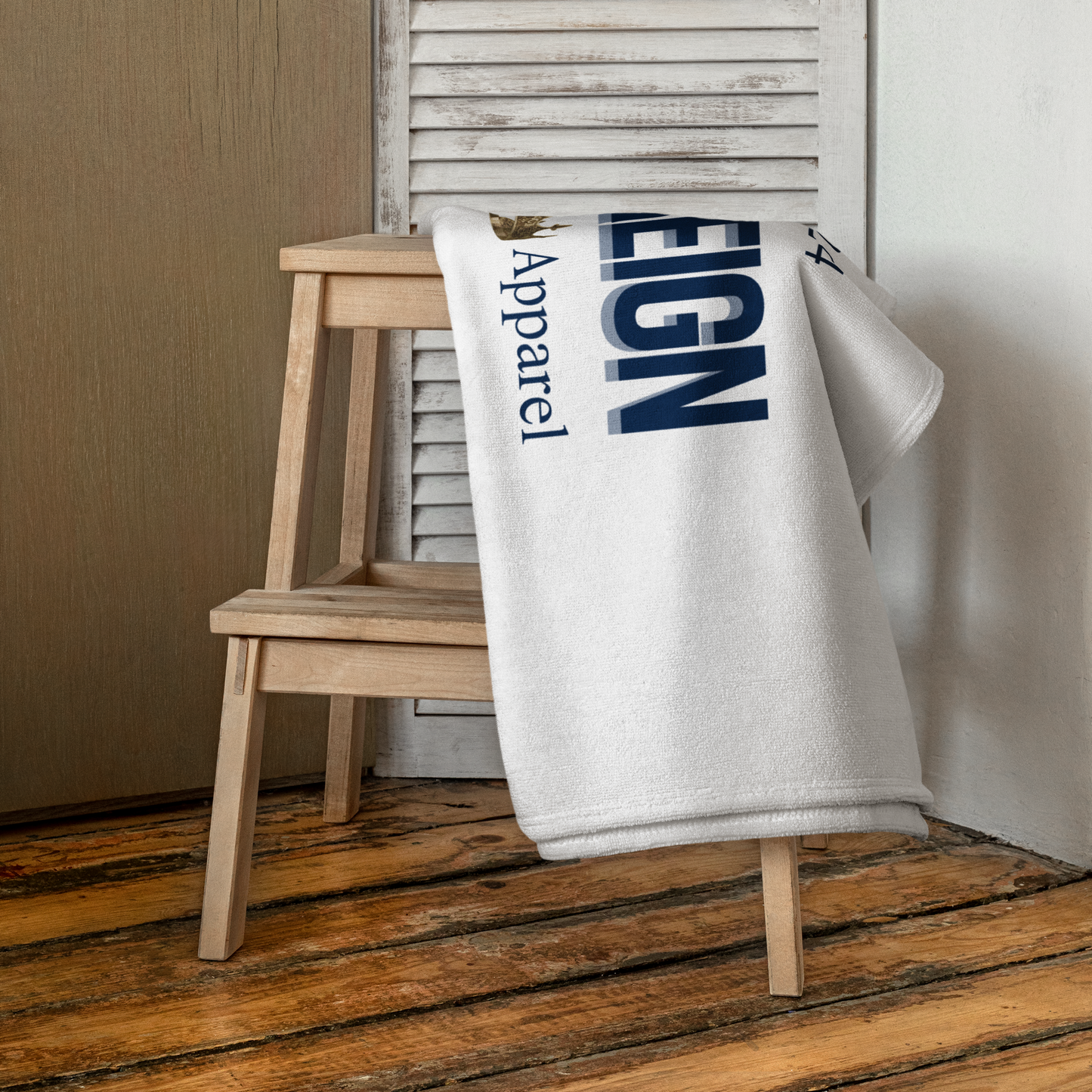 Classic Blue/ White Towel - Boys Reign