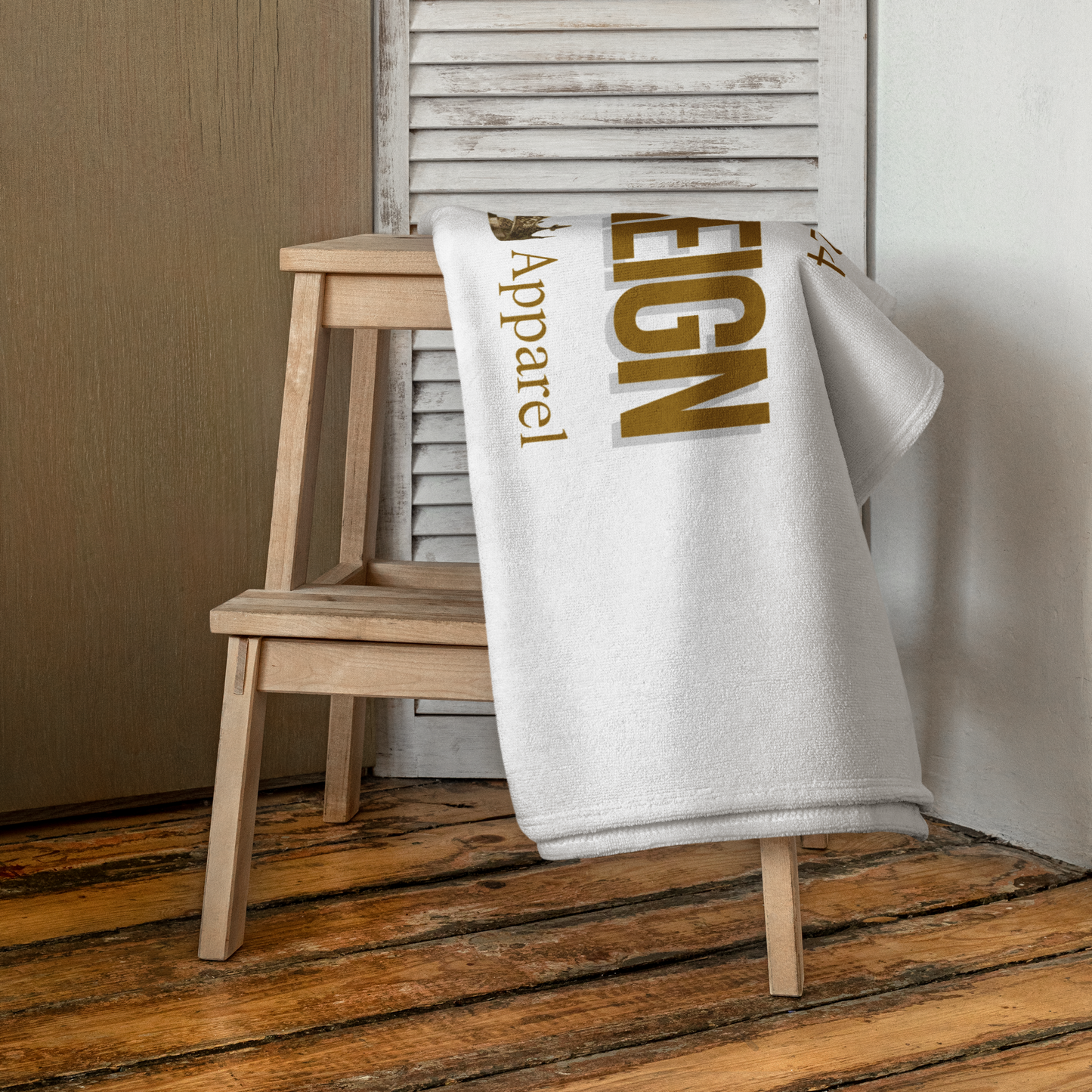 Classic Gold/White Towel - Boys Reign