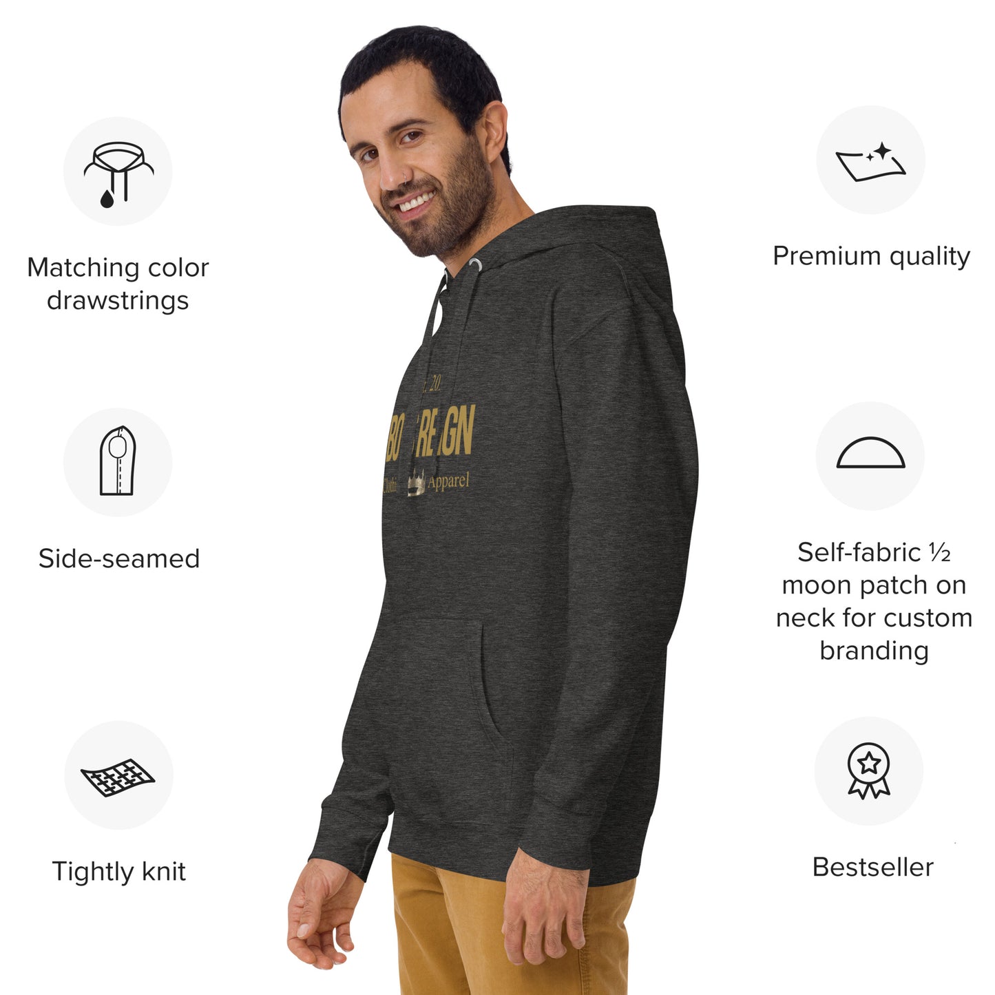 Unisex Premium Hoodie Boys Reign