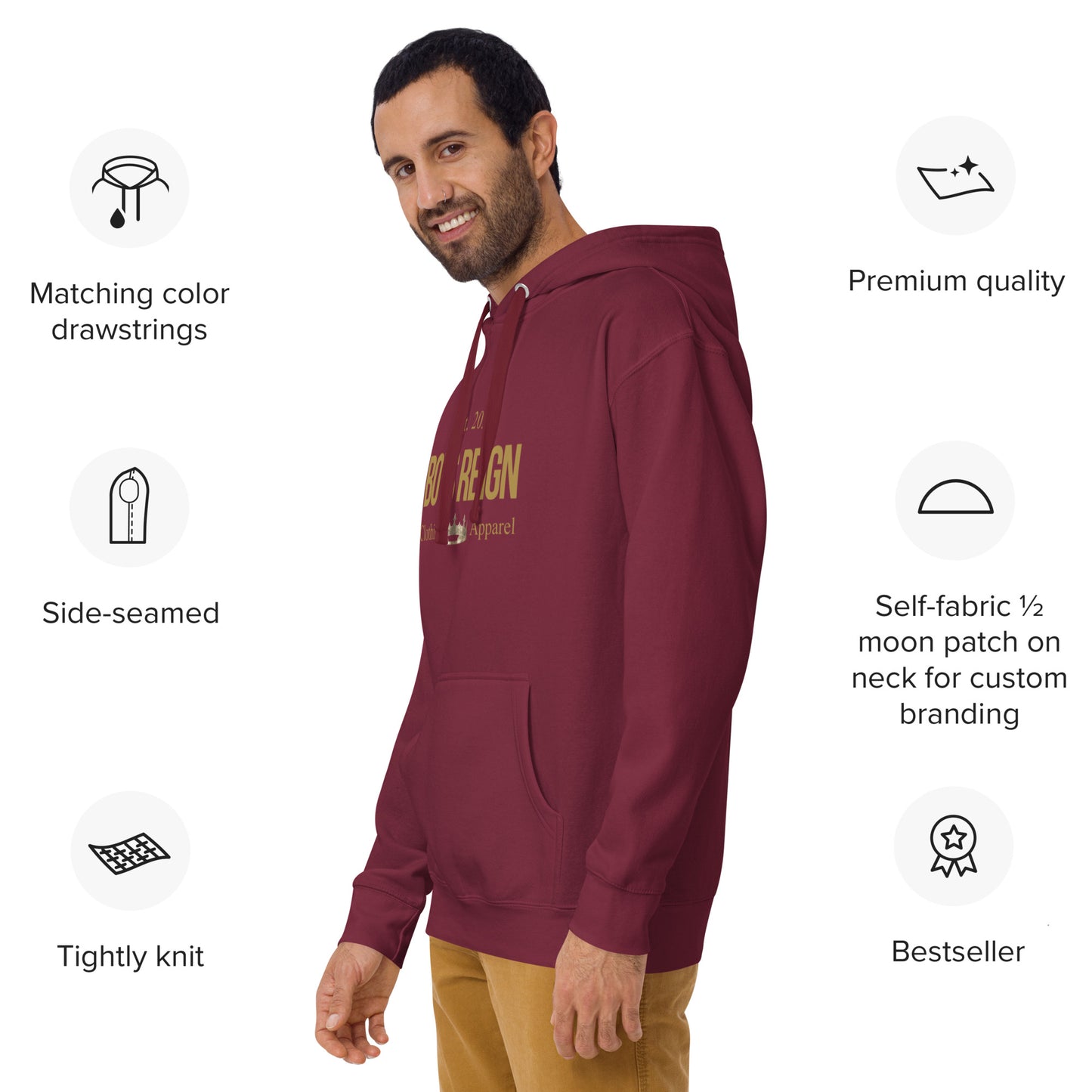 Unisex Premium Hoodie Boys Reign