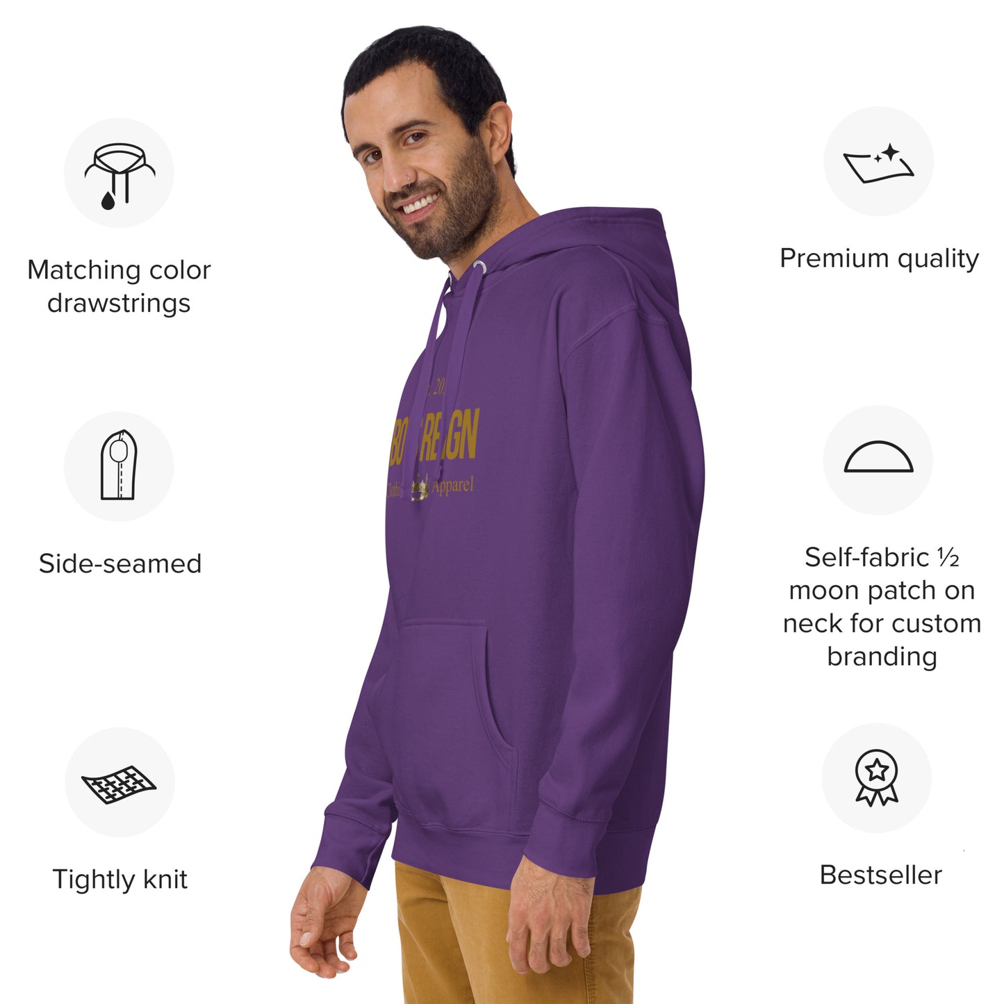Unisex Premium Hoodie Boys Reign