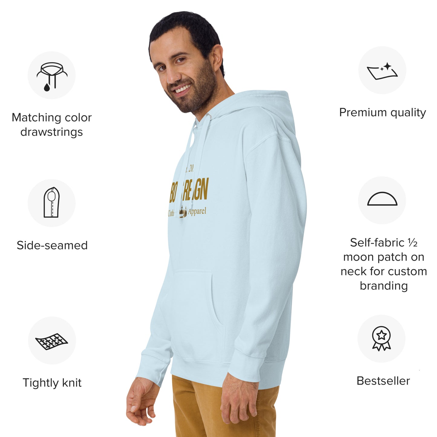 Unisex Premium Hoodie Boys Reign
