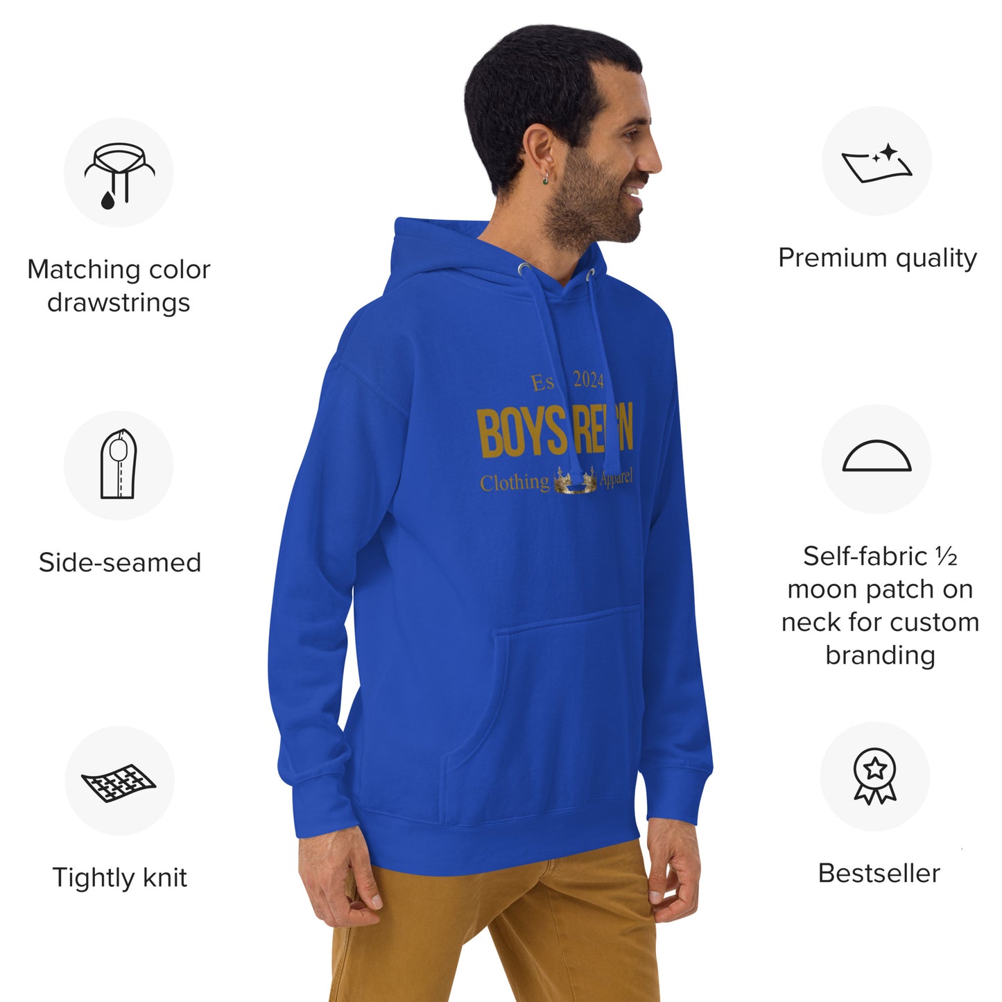 Unisex Premium Hoodie Boys Reign