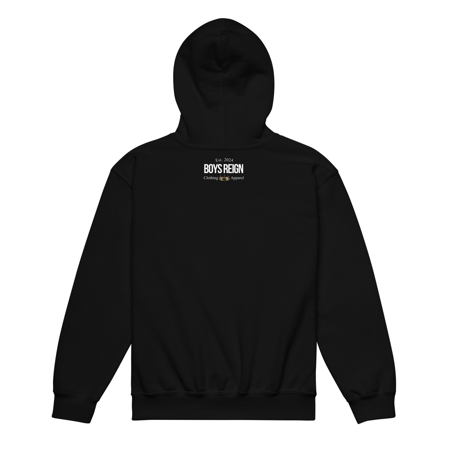 Boys Reign Youth Heavy Blend Hoodie -Classic White Boys Reign