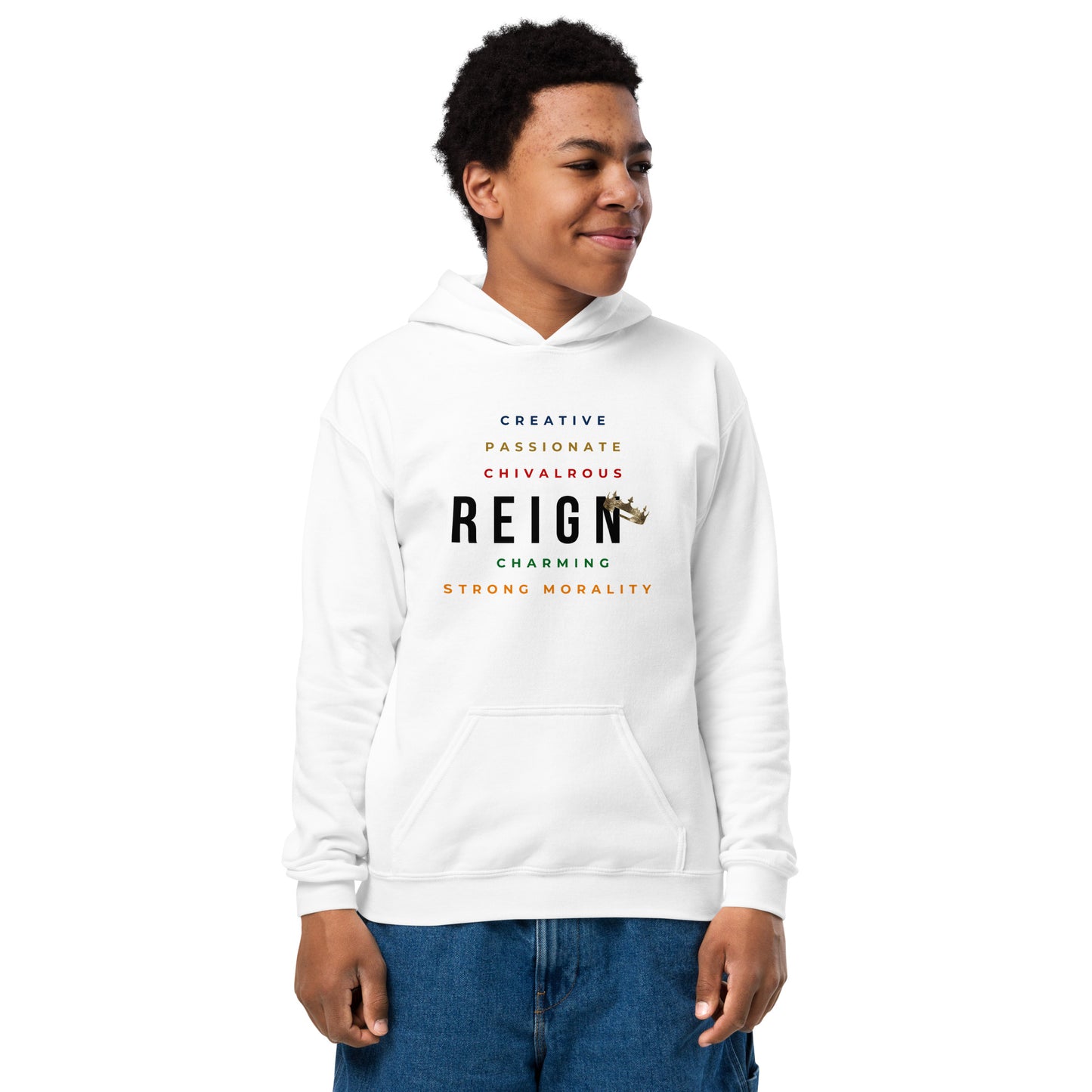 Boys Reign Youth Heavy Blend Hoodie - REIGN Boys Reign