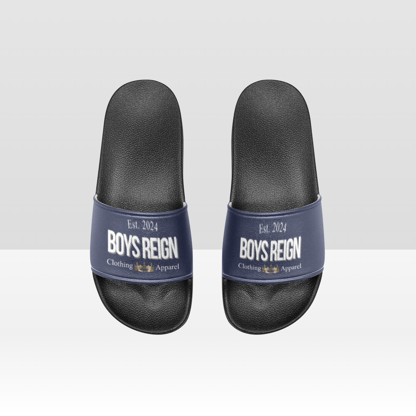 Boys Reign Classic Collection Slide On Shoes - Boys Reign