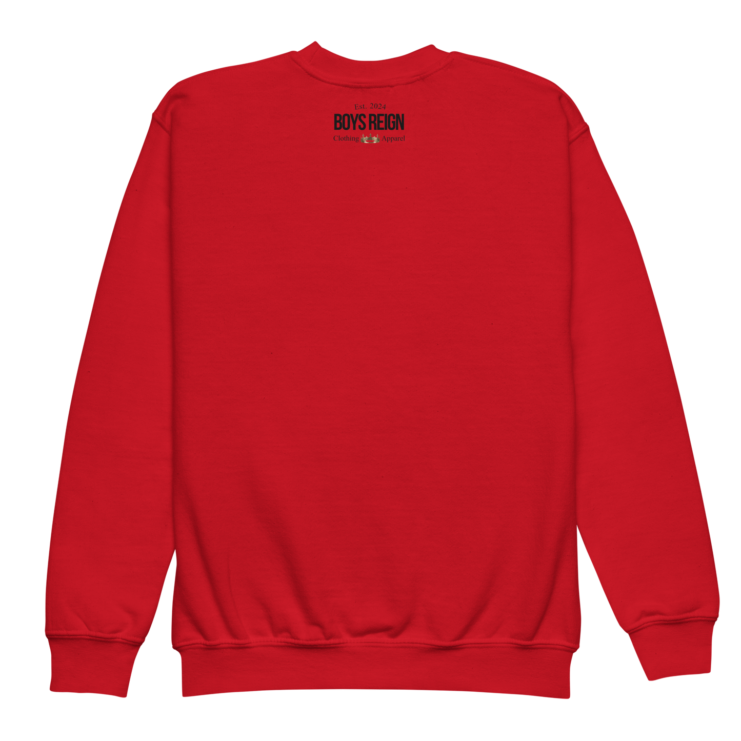 Boys Reign Classic Black Crewneck Sweatshirt - Boys Reign