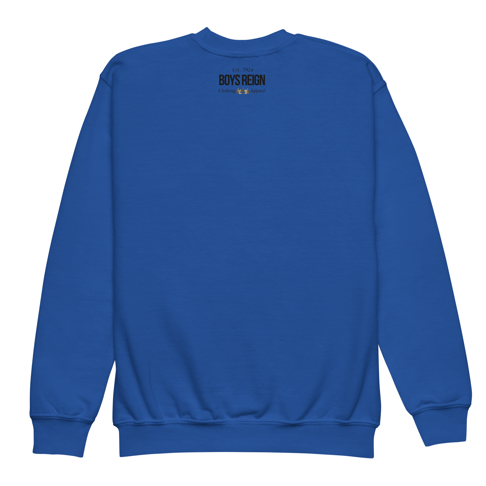 Boys Reign Classic Black Crewneck Sweatshirt - Boys Reign